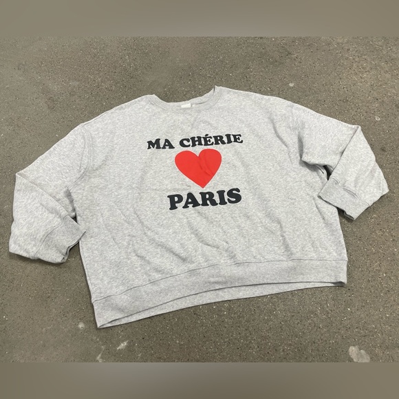 Ma Chérie Paris Oversized coquette French sweater Lana del rey downtown girl XL - Picture 2 of 10